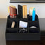 Wooden Shoe Shine Kit Holder- Solid black