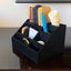 Wooden Shoe Shine Kit Holder- Solid black