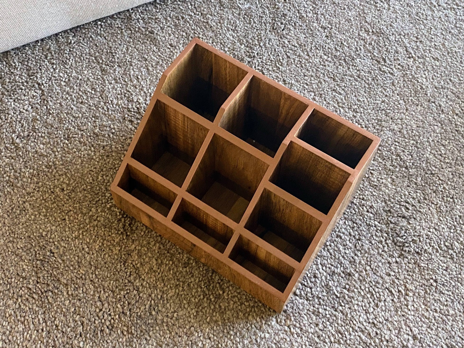 Multipurpose Wooden Organizer - Country Brown