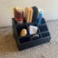 Wooden Shoe Shine Kit Holder- Solid black