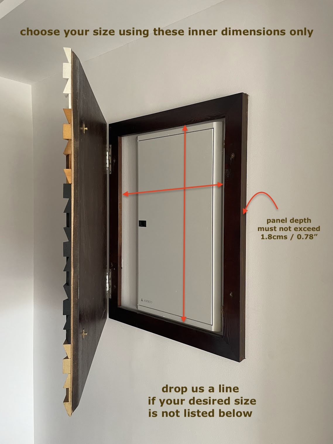 Woodeometry Custom Electric panel Single cube