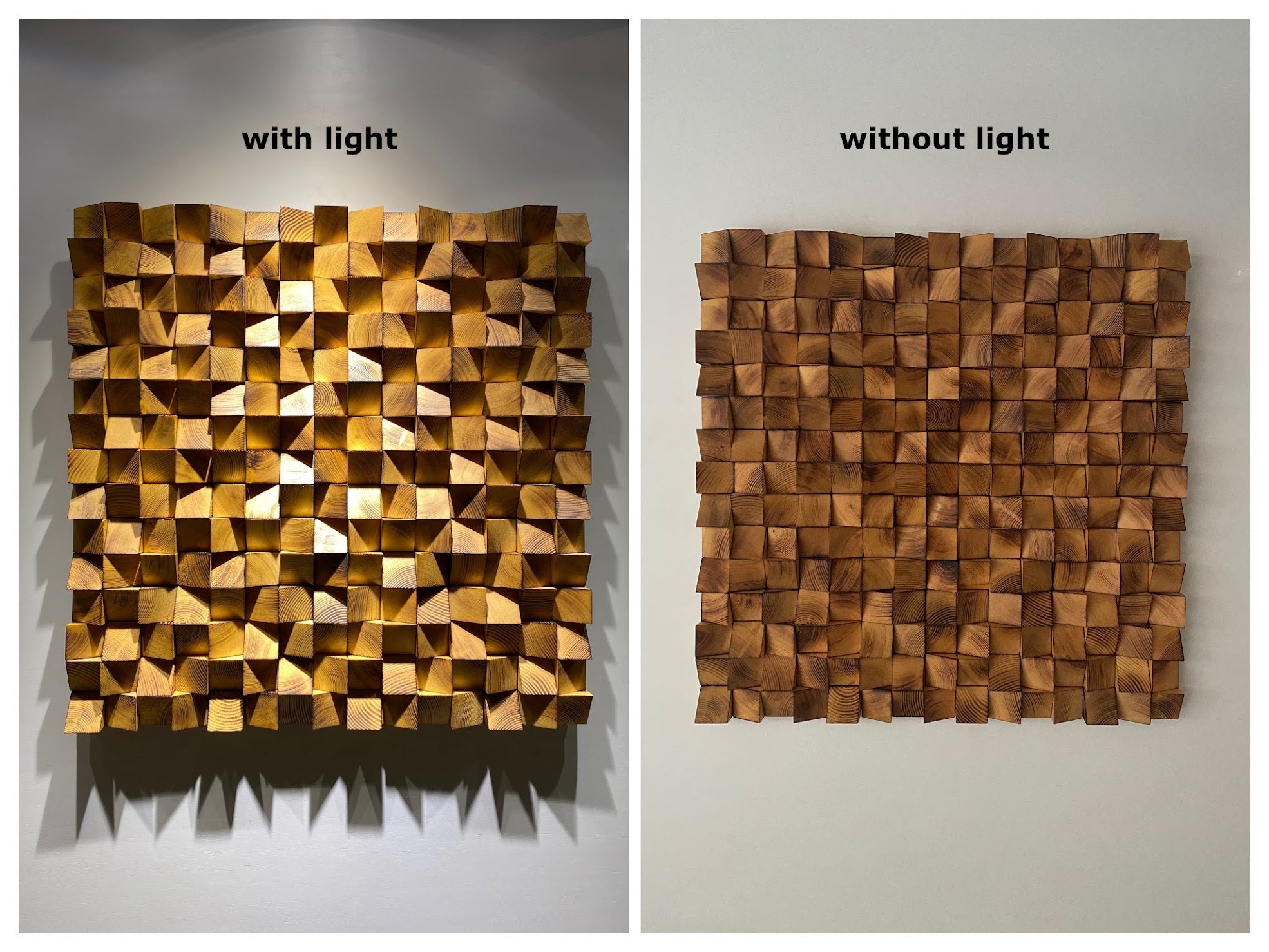 Wooden Acoustic Sound Diffuser by Woodeometry