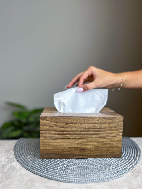 Wooden Tissue Box Cover for 550 tissues