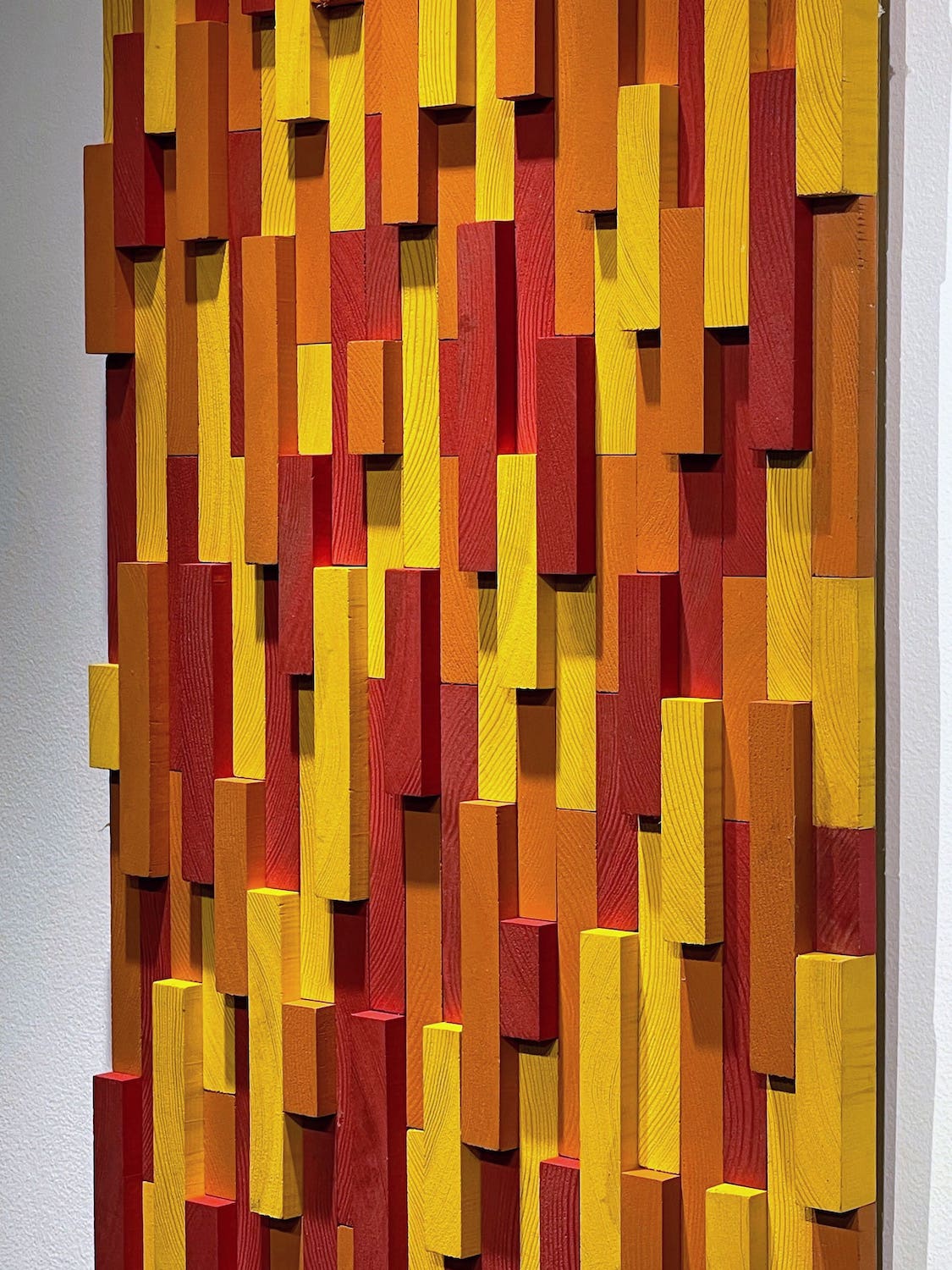 3D Colorful Rectangular Mosaic Wall Art