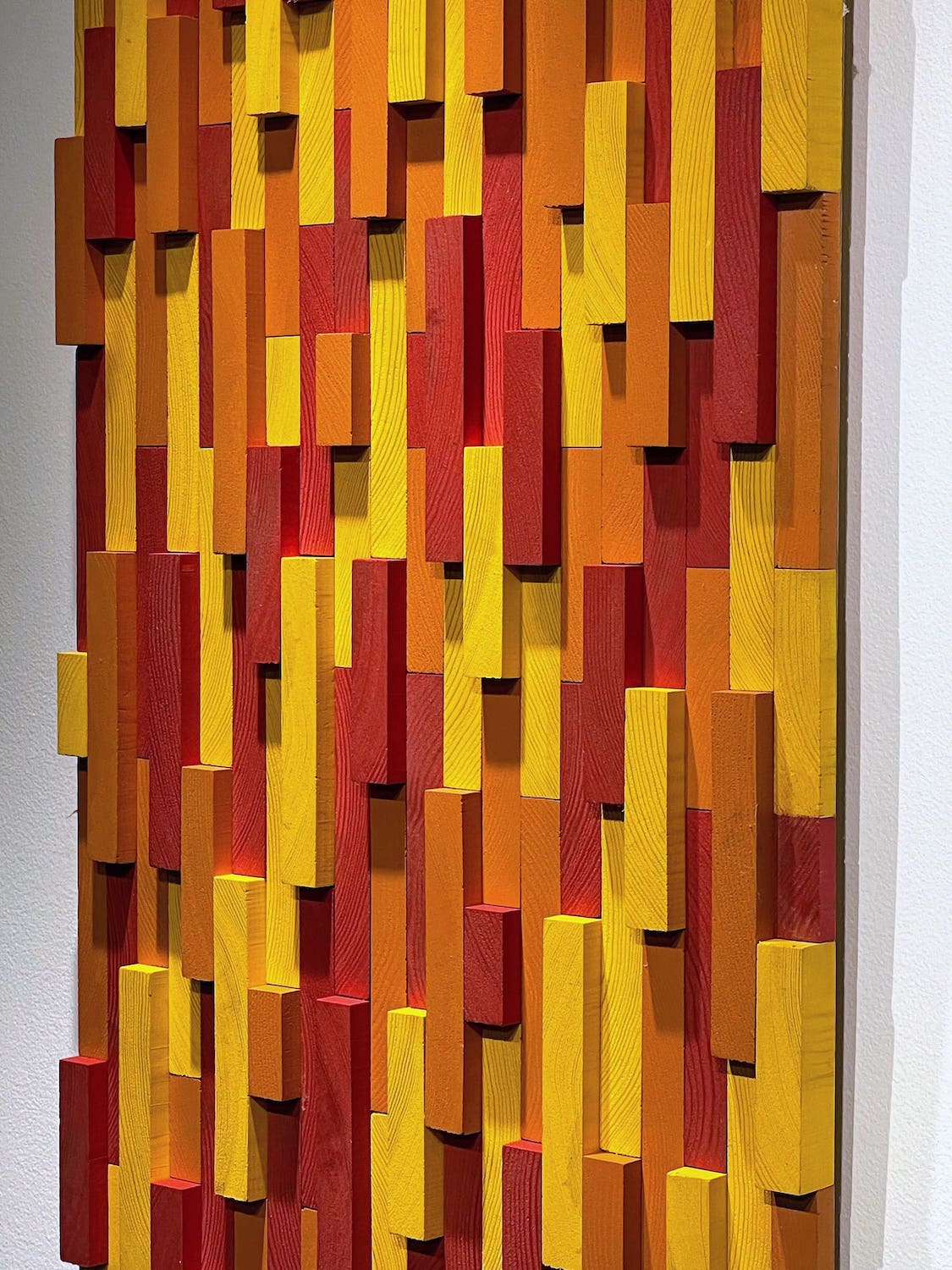 3D Colorful Rectangular Mosaic Wall Art