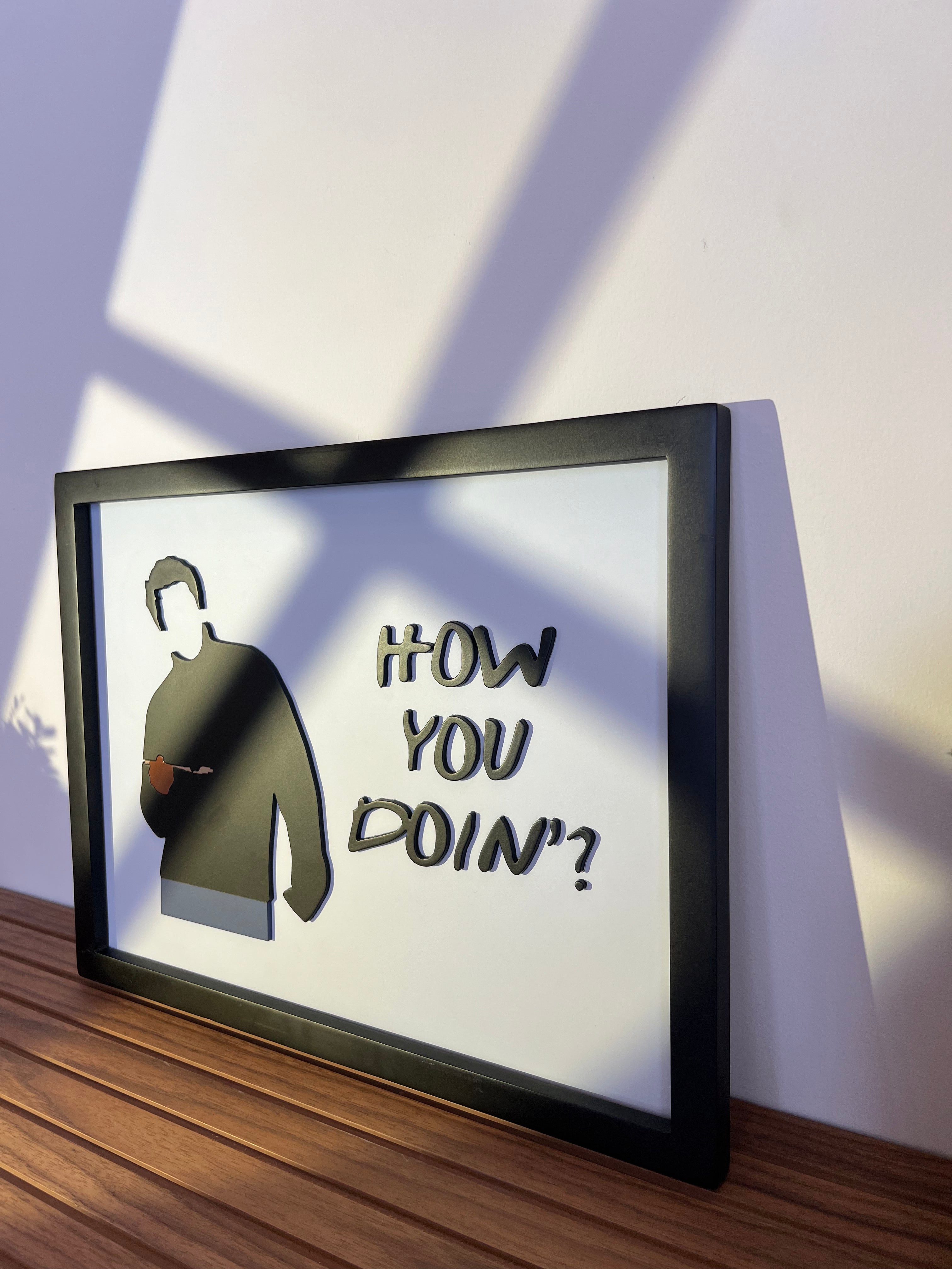 How You Doin ? - Wall Art