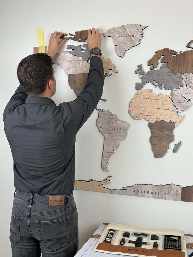 Installation service World map (available only in Alex, Cairo & Giza)