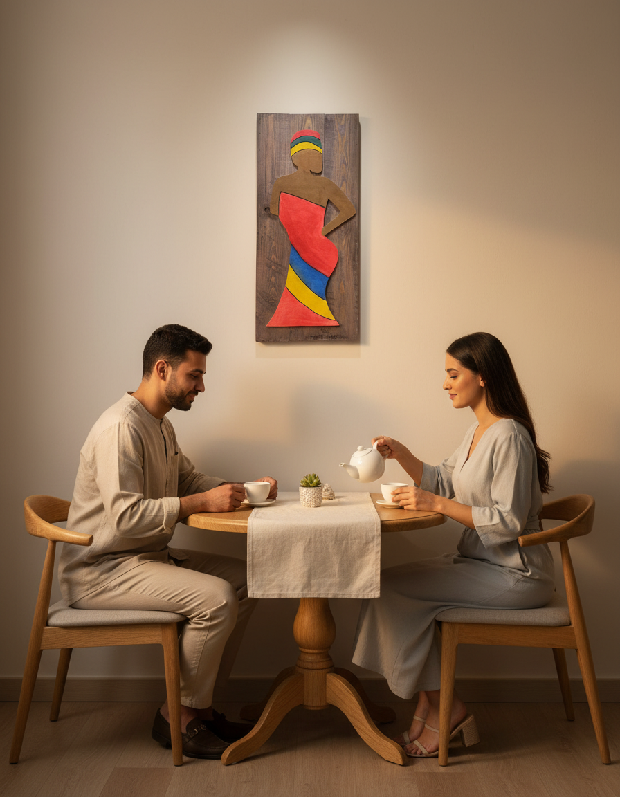 Wood African Wall Art