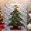 Christmas Tree Wall Panel by Woodeometry
