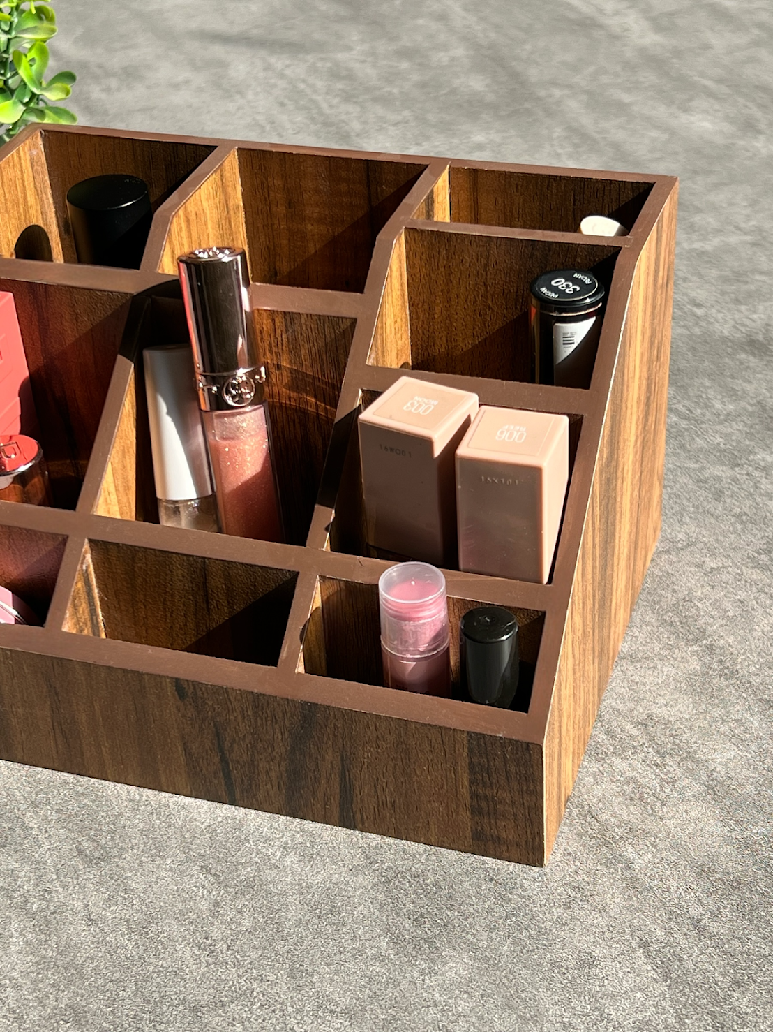 Multipurpose Wooden Organizer - Country Brown