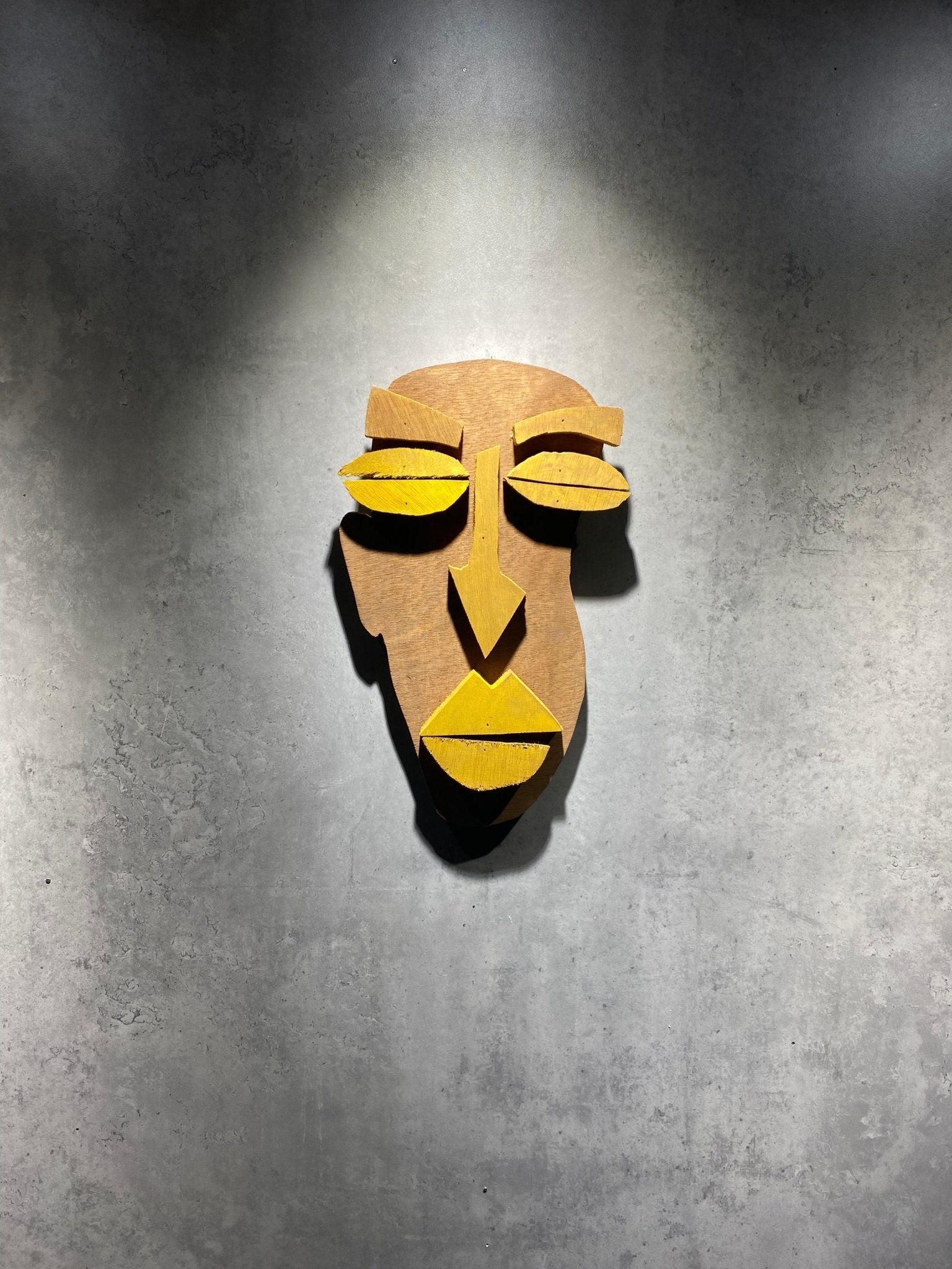 Abstract Face Wall Art