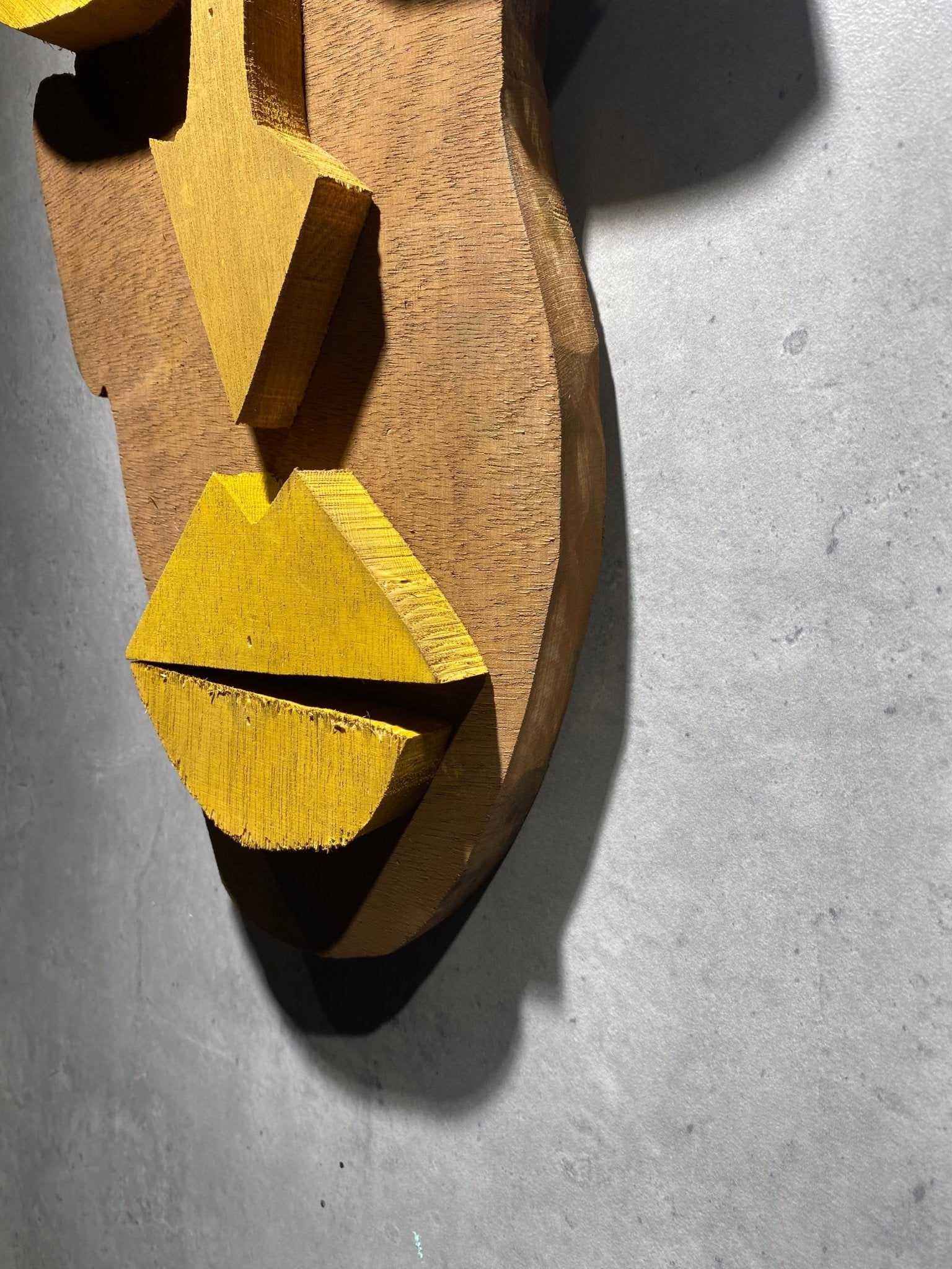 Abstract Face Wall Art