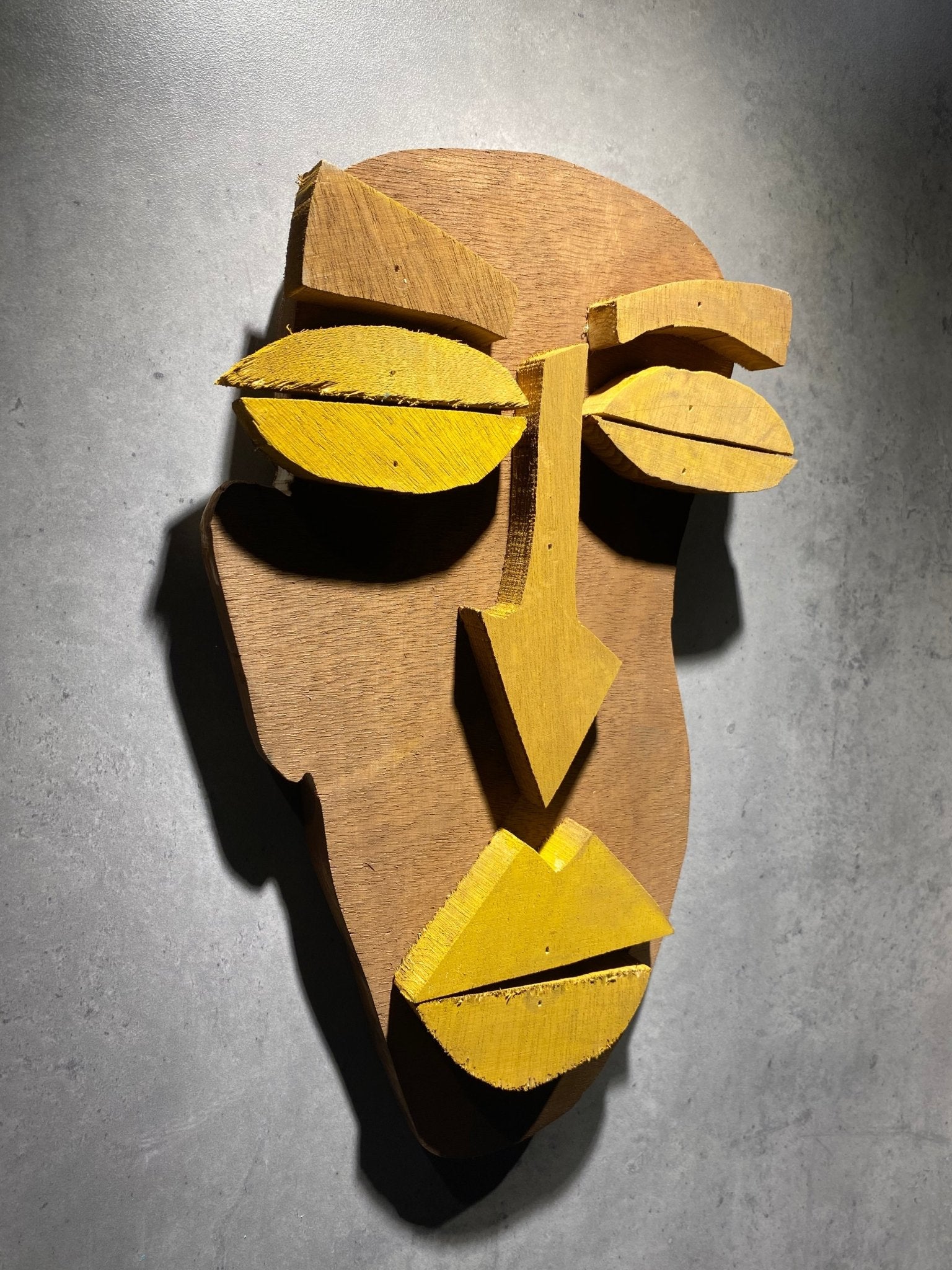 Abstract Face Wall Art