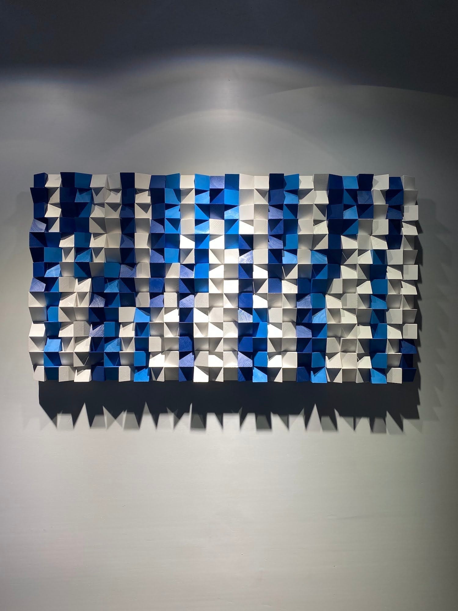 Acoustic Wood Headboard by Woodeometry