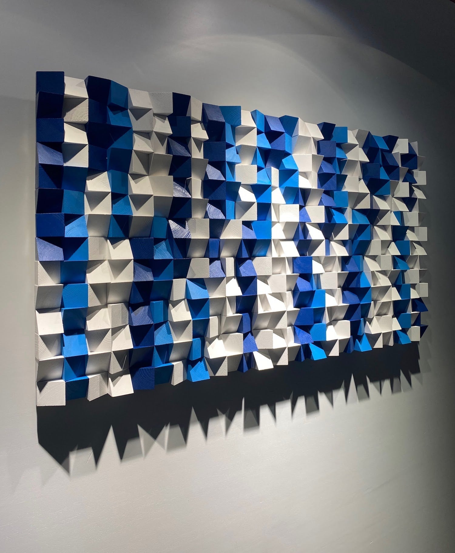 Acoustic Wood Headboard by Woodeometry