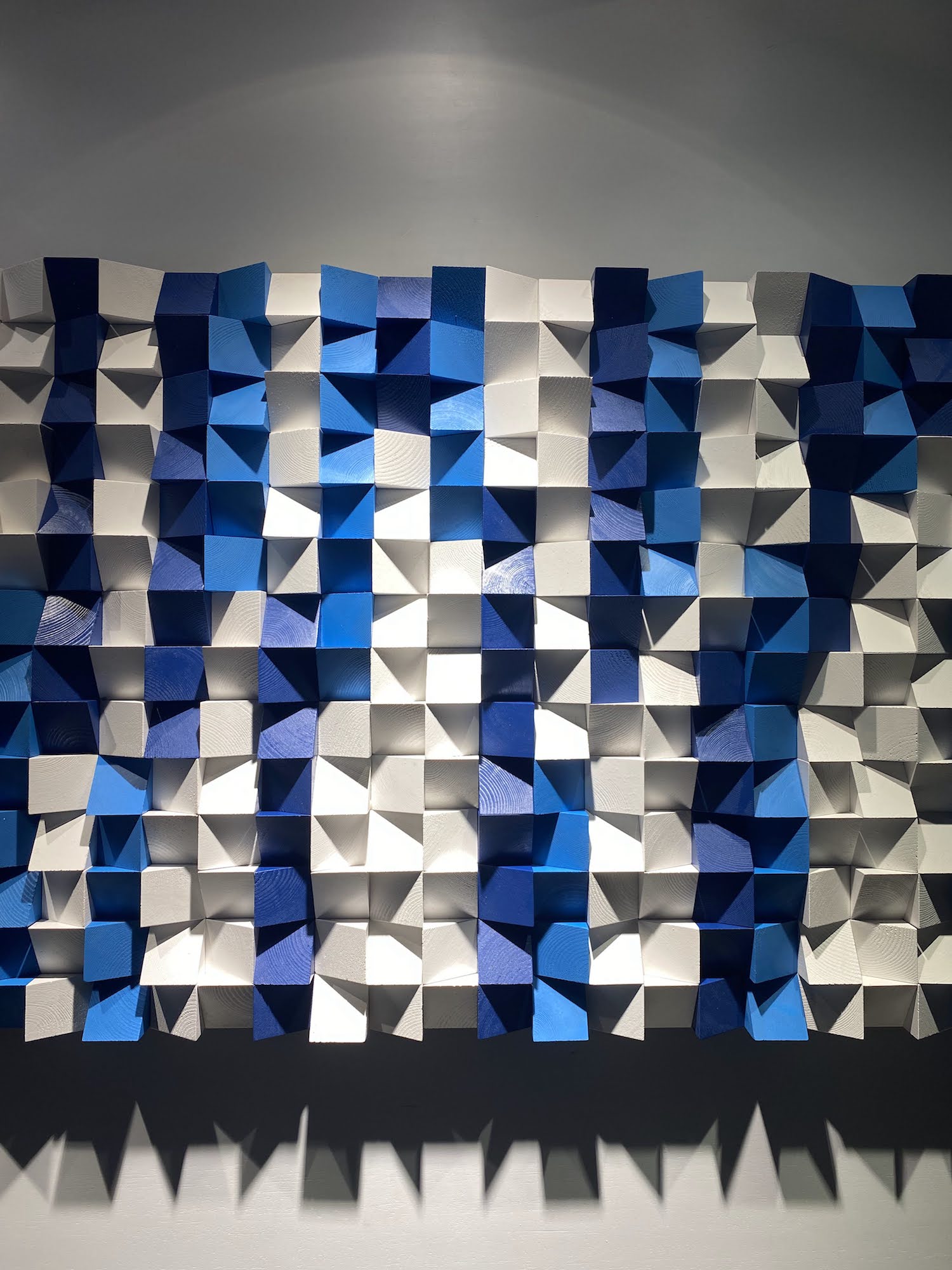 Acoustic Wood Headboard by Woodeometry