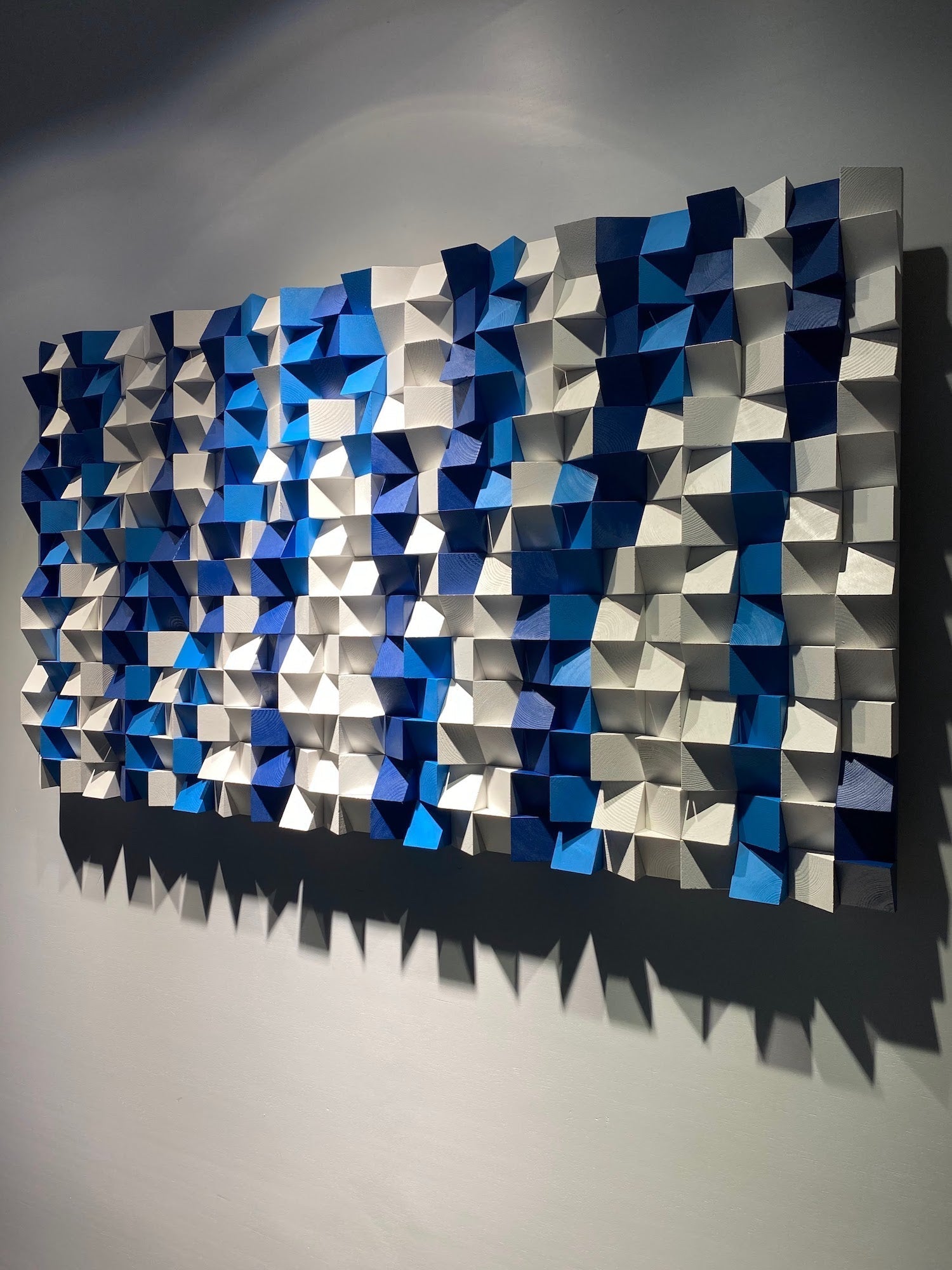 Acoustic Wood Headboard by Woodeometry