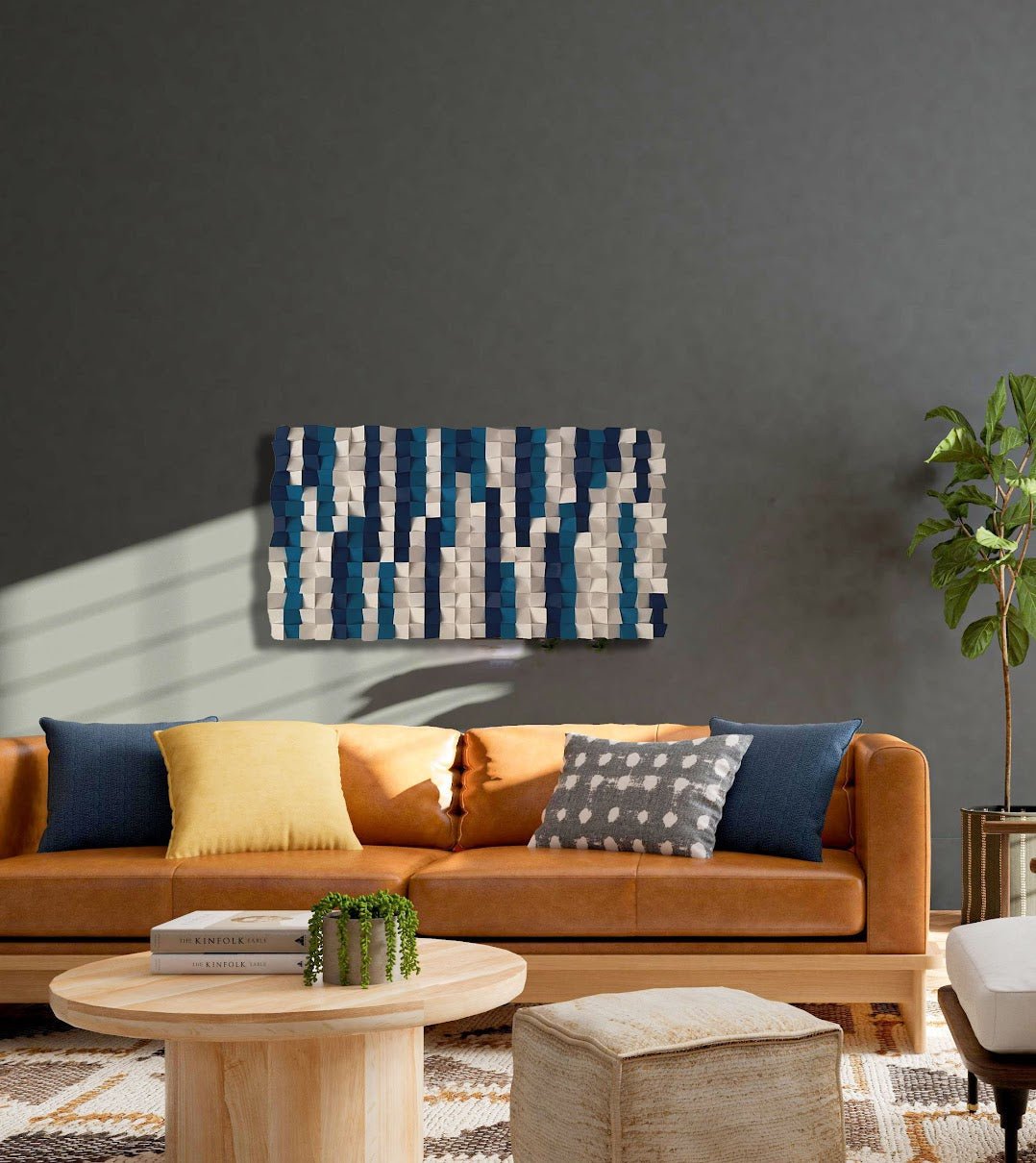 Acoustic Wood Headboard