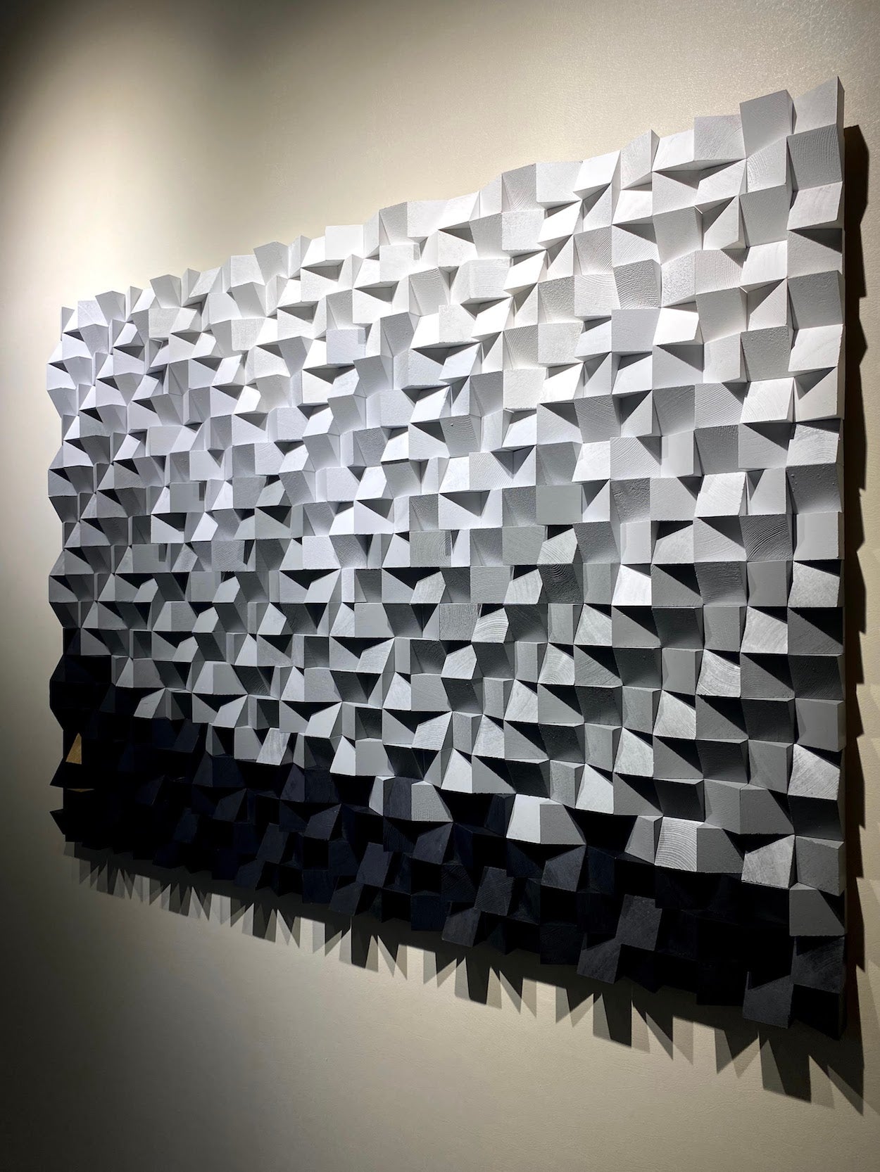Black And White Wood Wall Art by Woodeometry