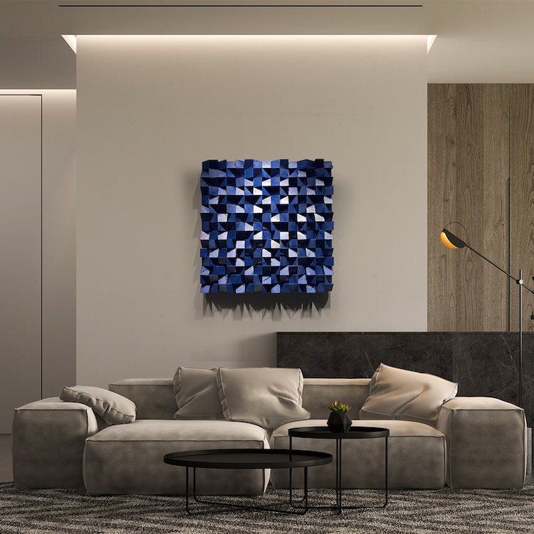 Blue Acoustic Sound Diffuser