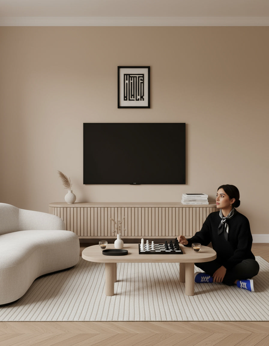 "BLACK WHITE" - Wall Art