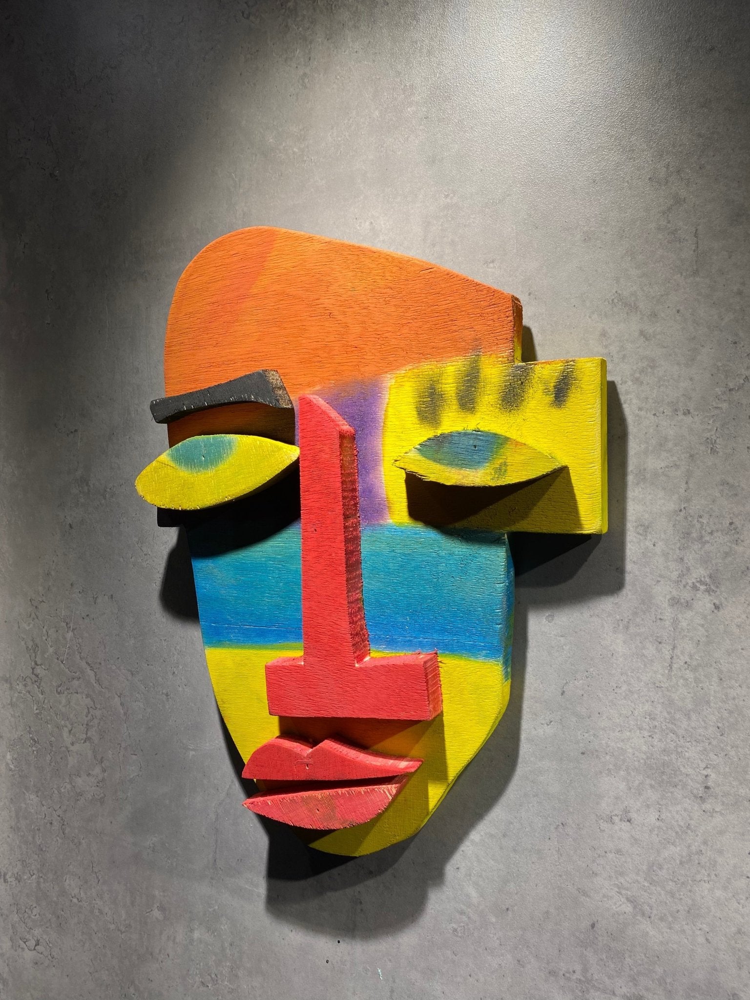 Cubist Wall Hanging Mask