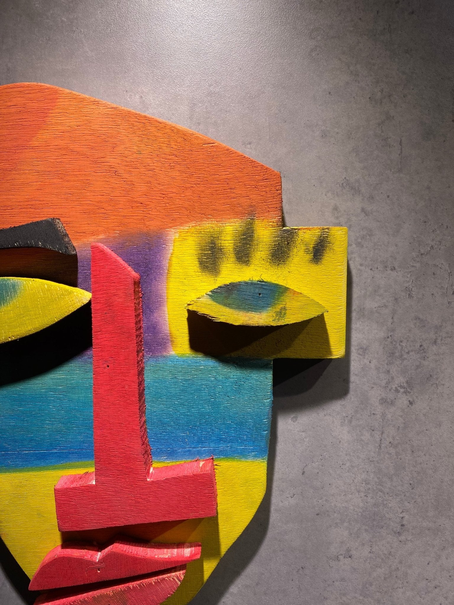 Cubist Wall Hanging Mask