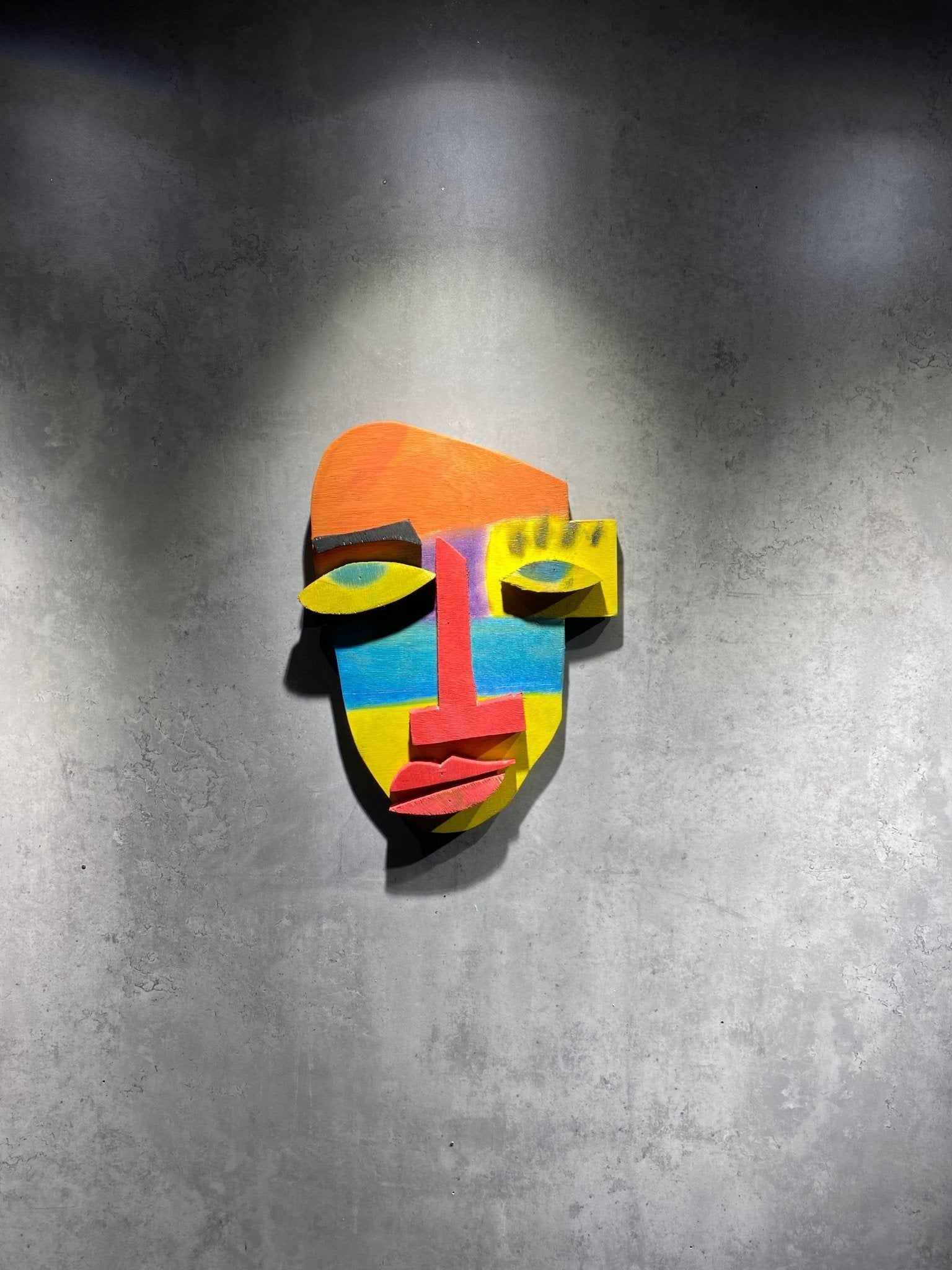 Cubist Wall Hanging Mask