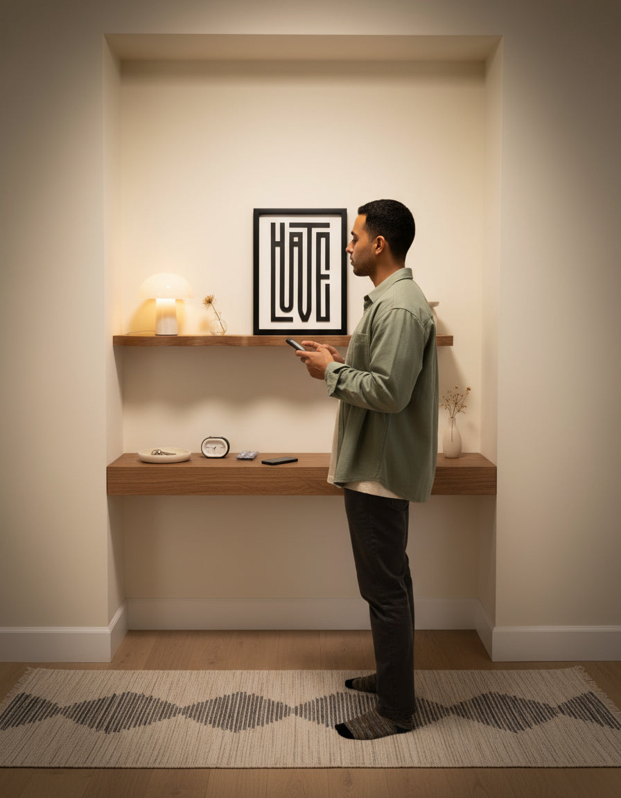 LOVE HATE - Wall Art