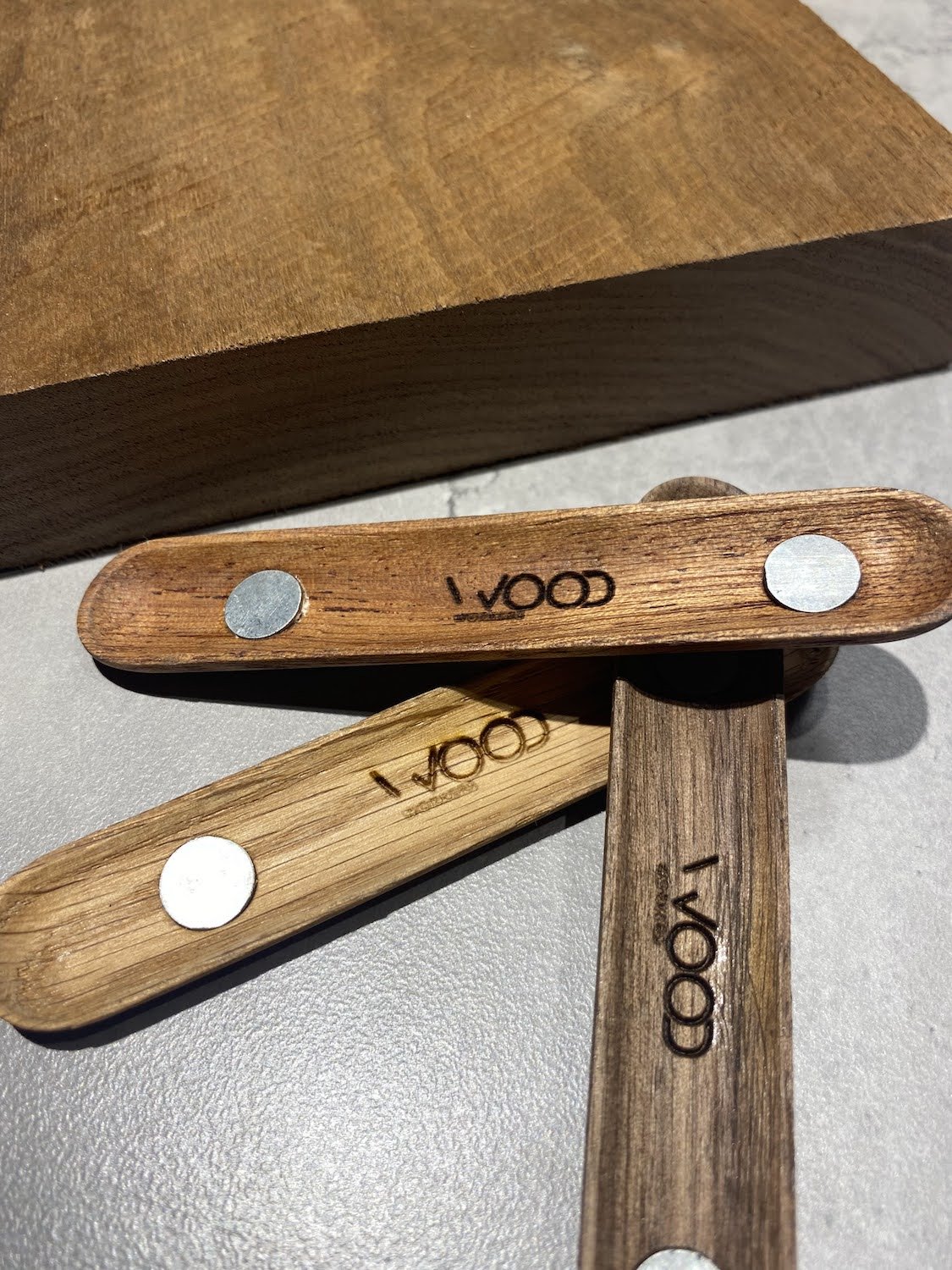 Edged Personalized Wooden Door for iQOS 3 Duo