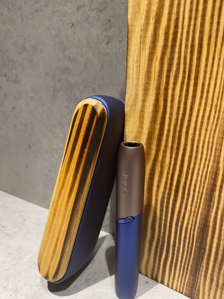 Edged Personalized Wooden Door for iQOS 3 Duo