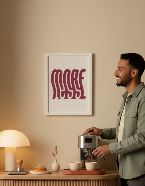 More Less - Wall Art