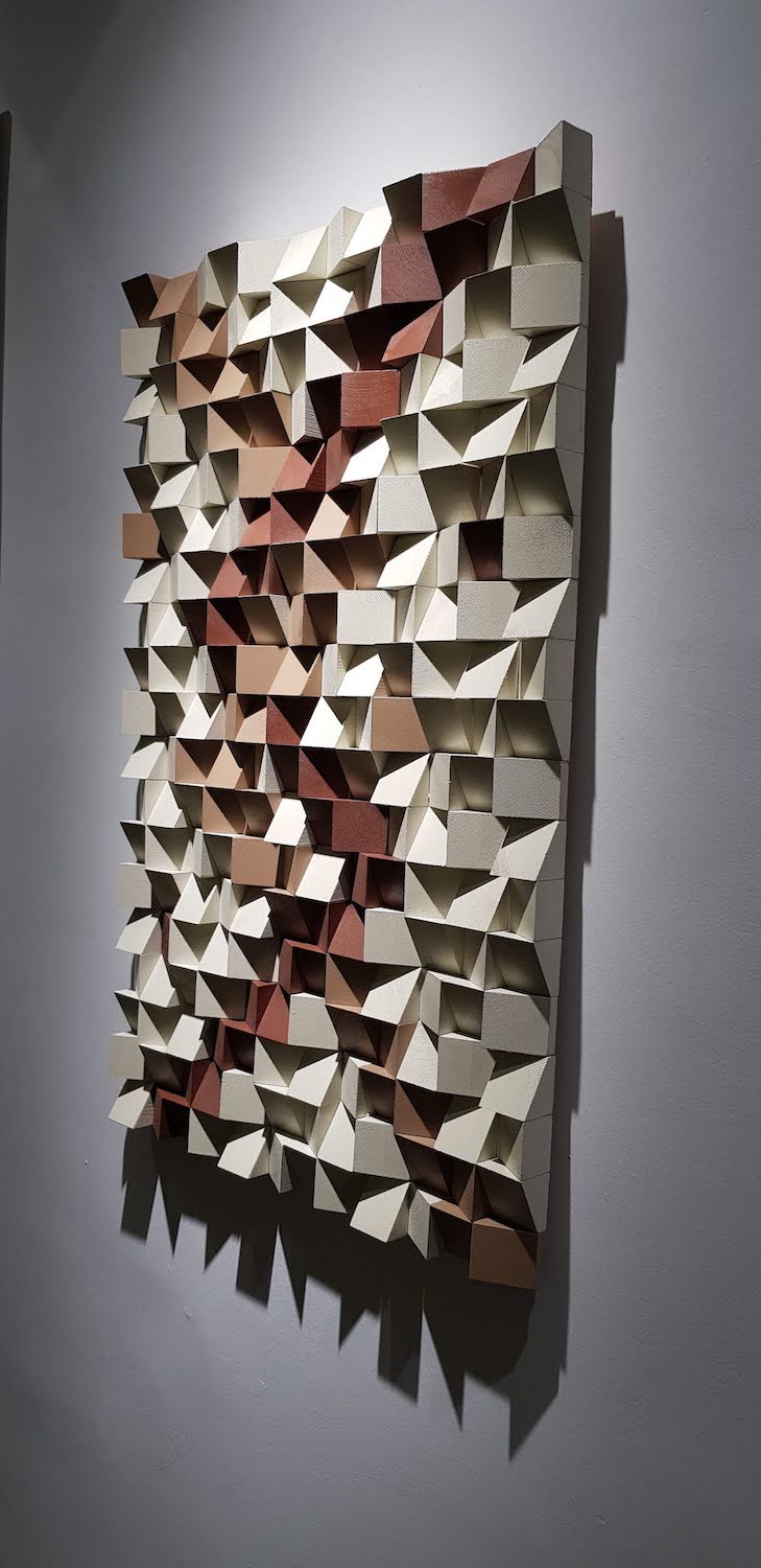 Geometric Wood Wall Decor by Woodeometry