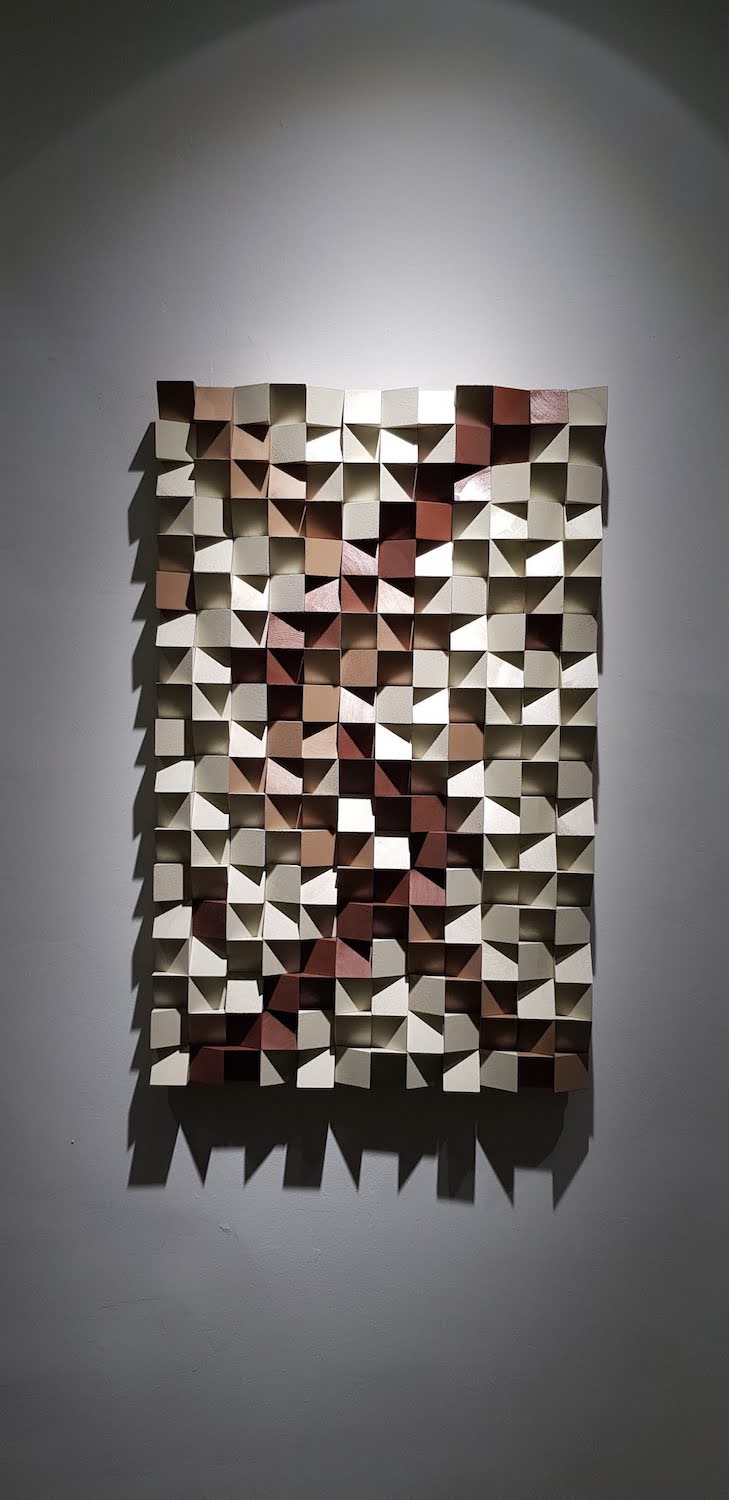 Geometric Wood Wall Decor by Woodeometry
