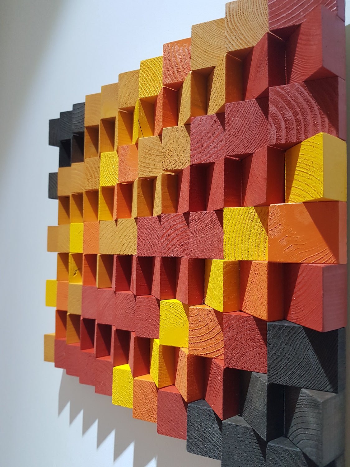 Geometric Wooden Wall Art by Woodeometry