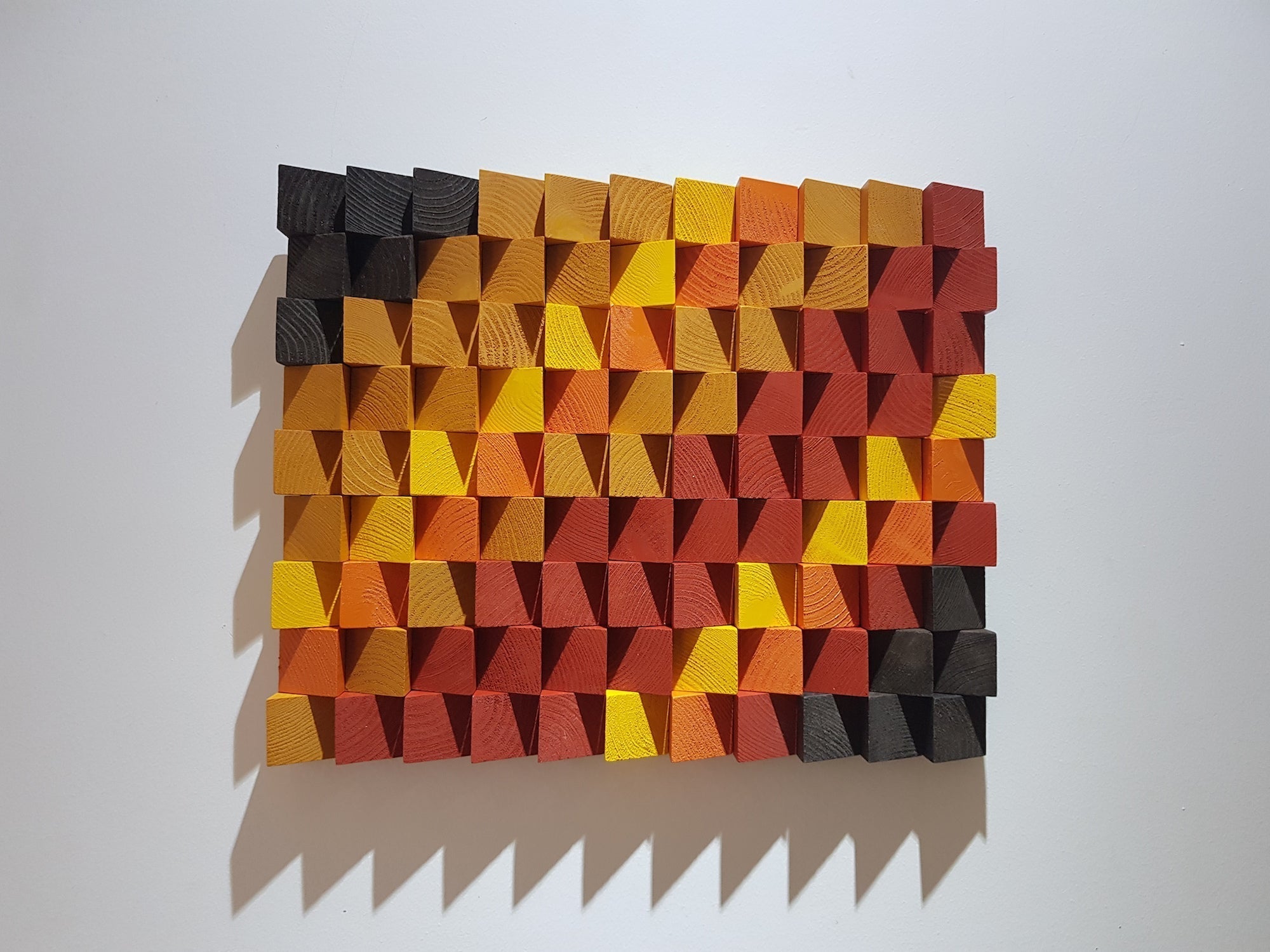 Geometric Wooden Wall Art by Woodeometry