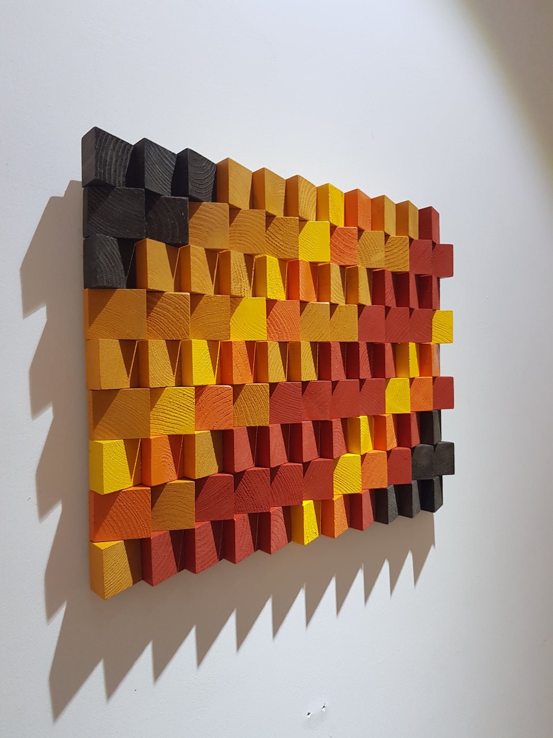 Geometric Wooden Wall Art by Woodeometry
