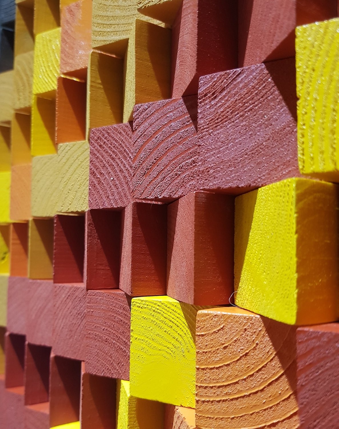 Geometric Wooden Wall Art by Woodeometry