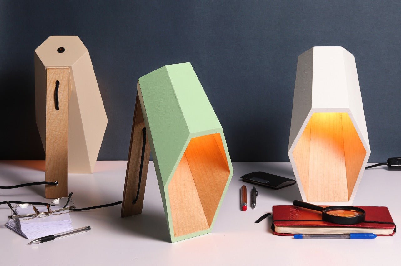 Hexagon Desk Lamp