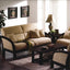 Barcelona Wooden Sofa Set Sophistication in Cream, Pear & LE 9919