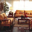 Paris Wooden Sofa Set Glamour in Gold, Green, Khaki & Copper 9916