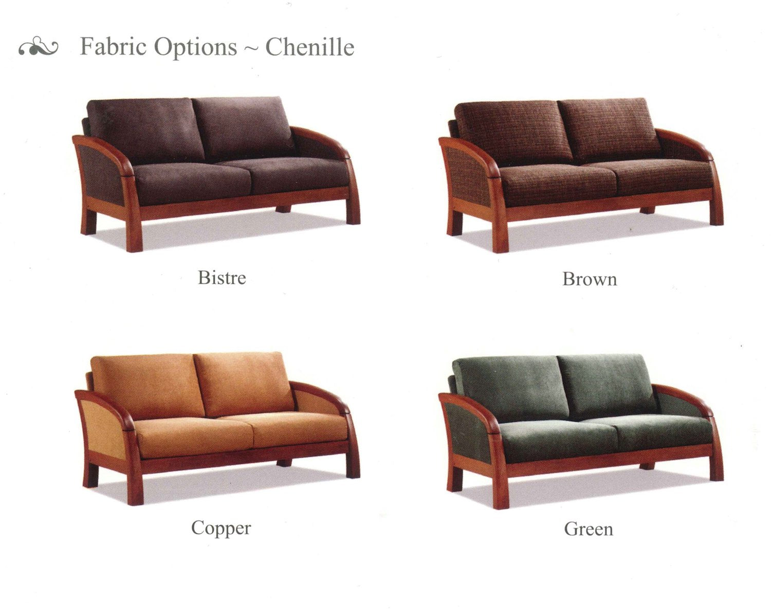 Barcelona Wooden Sofa Set Sophistication in Cream, Pear & LE 9919