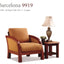 Barcelona Wooden Sofa Set Sophistication in Cream, Pear & LE 9919