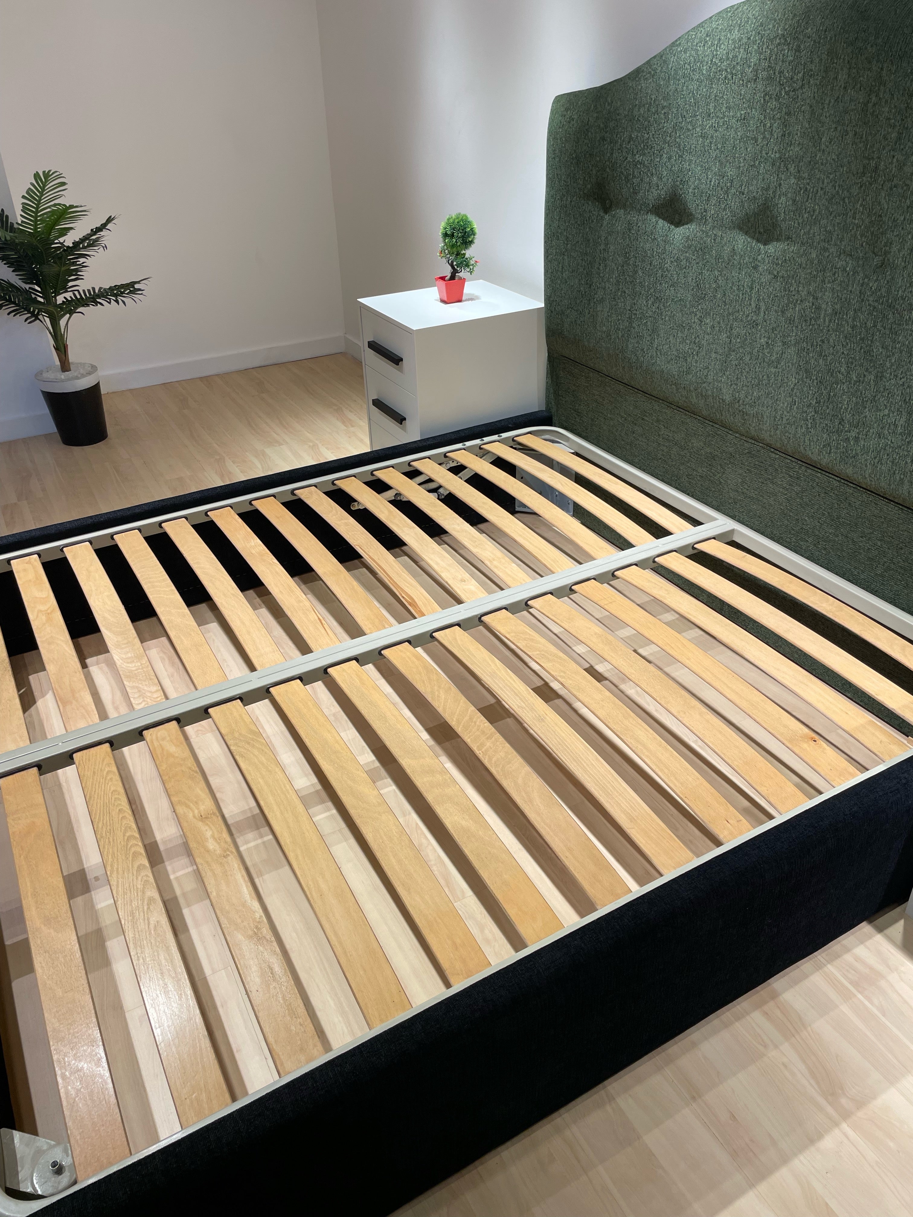 Slatted Wooden Bed Base