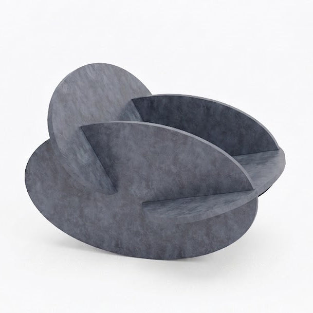 Wooden Round Rocker Chair