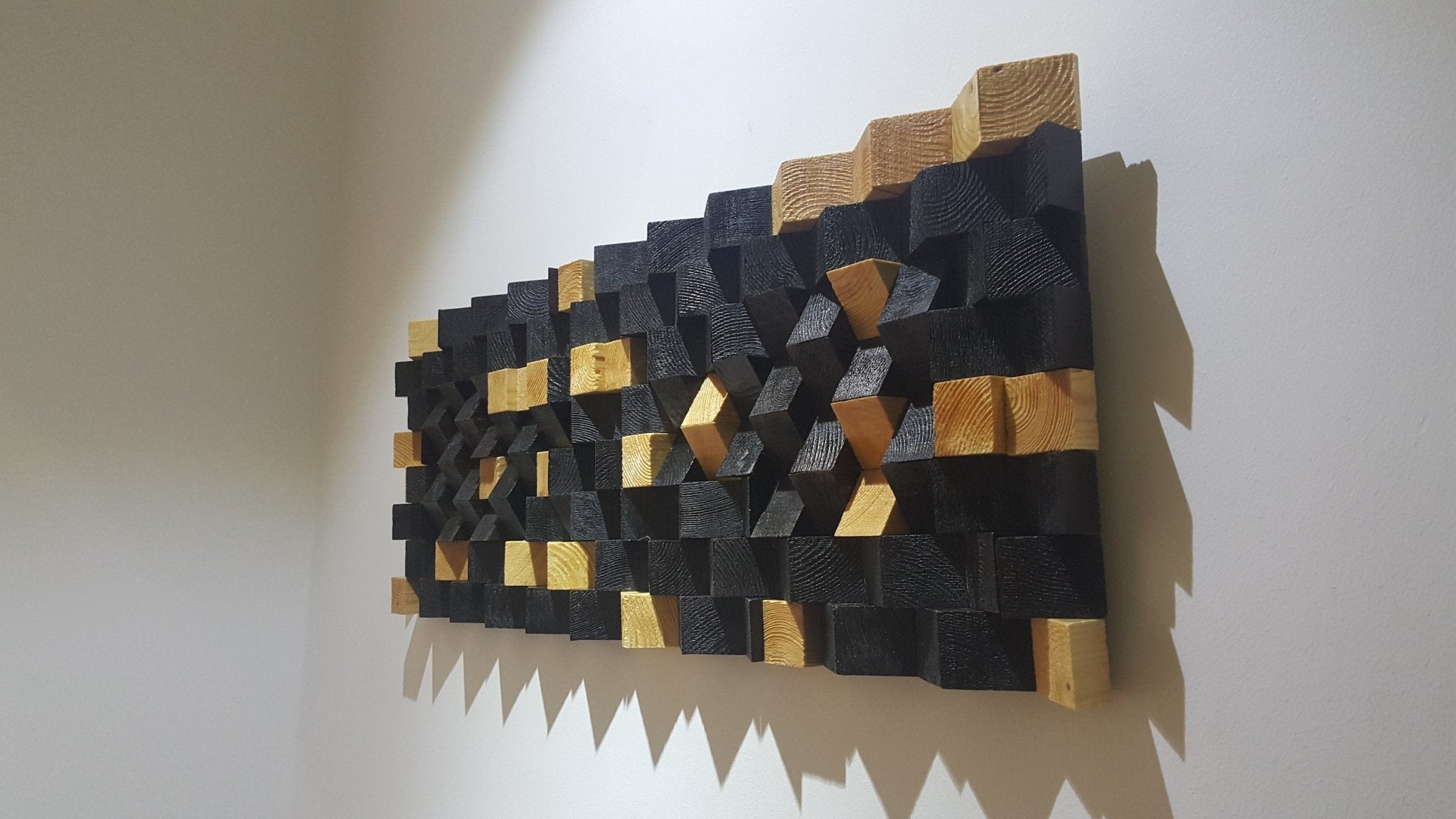 Large Wooden Wall Panel by Woodeometry