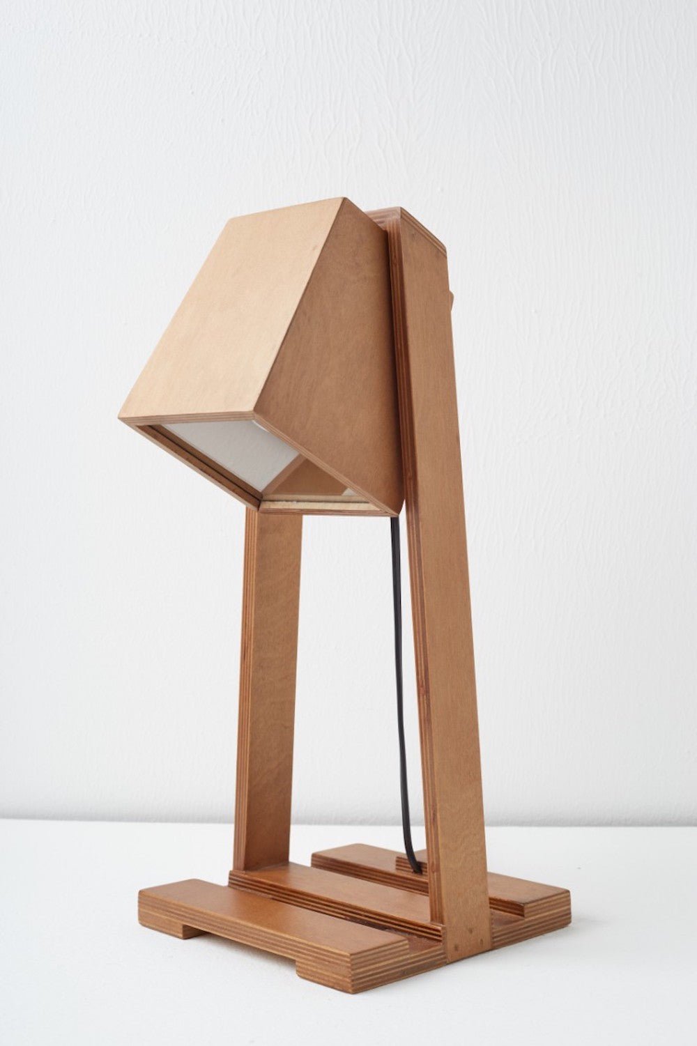 Modern Oak Table Lamp