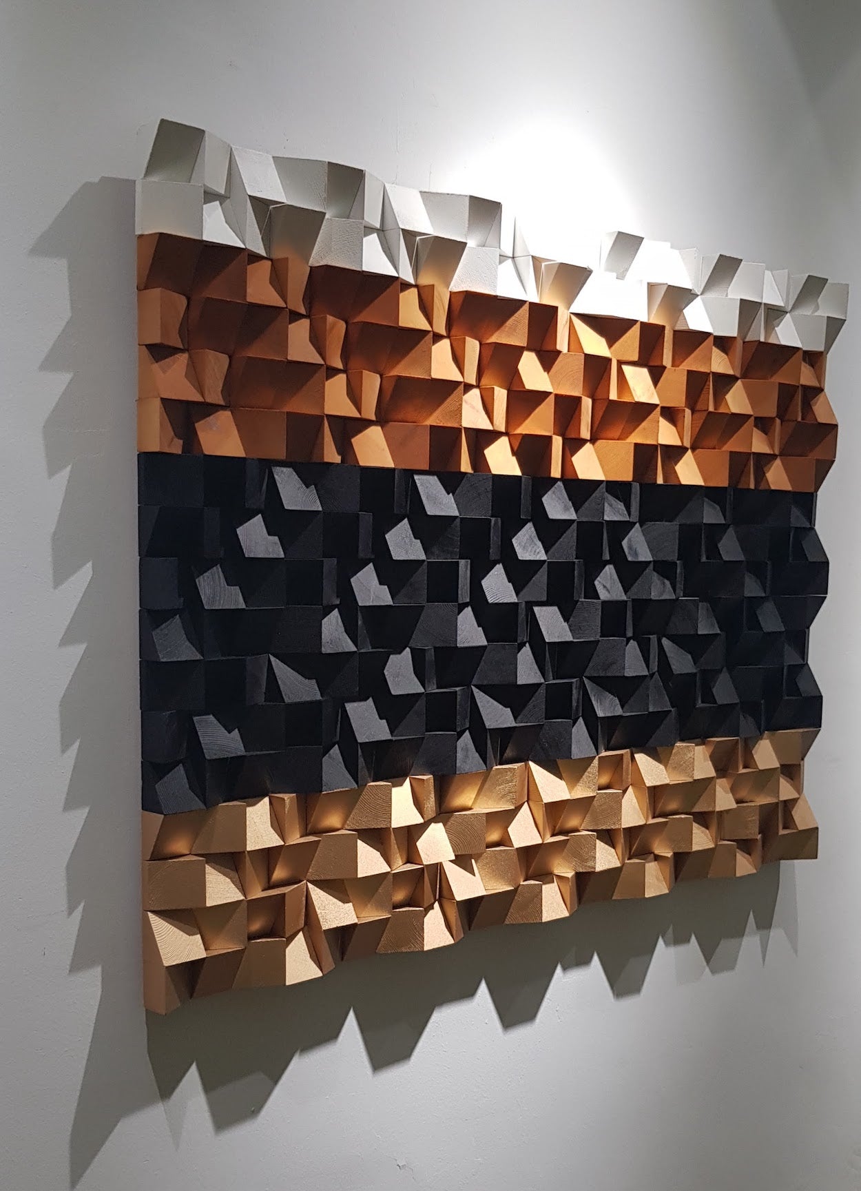 Modern Wood Wall Art by Woodeometry