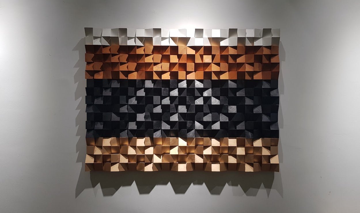 Modern Wood Wall Art by Woodeometry