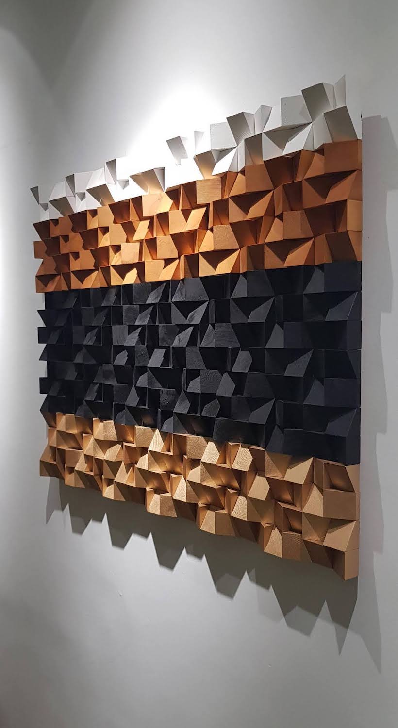 Modern Wood Wall Art by Woodeometry